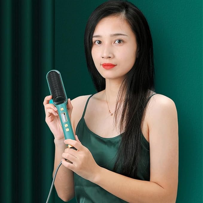 Hair Straightener Comb – 2-in-1 Styling Tool for Smooth, Straight Hair